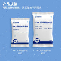 Reusable -18°C Deep Freeze Phase Change Ice Pack for Fruit, Seafood, Ice Cream, and Medical Cold Chain Transport
