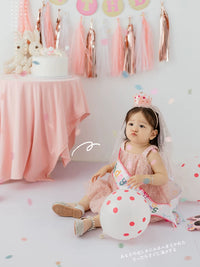 Baby Girl's First Birthday Party Dress-Up Set for Photography and Events