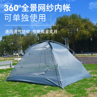 Lightweight 2-Person 3-Season Backpacking Tent with Aluminum Poles for Hiking Camping