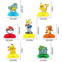 Pokemon Honeycomb Centerpiece Decorations for Birthday Parties and Events