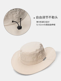 Lightweight Quick-Dry Breathable Sun Protection Bucket Hat for Outdoor Hiking