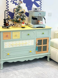 Dopamine French Style 5-Drawer Chest for Living Room Bedroom Entryway Storage