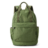 Waterproof Nylon Plaid Foldable Lightweight Travel Backpack Tote Bag