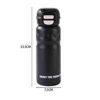 Portable 316 Stainless Steel Insulated Water Bottle with Straw and Handle, Large Capacity