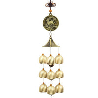 Copper Wind Chime Bell Ornament for Home and Outdoor Decor