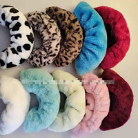 DVWVB Ice Dance Spirit Figure Skating Blade Covers Absorbent Cotton Plush Sequin Soft Blade Guards