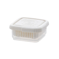 BNBS Macaron Double-Layer Soap Dish with Lid and Drain Rack, Stackable for Bathroom