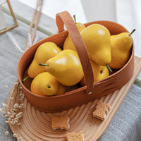 Realistic Weighted Artificial Pear for Food Photography & Decor