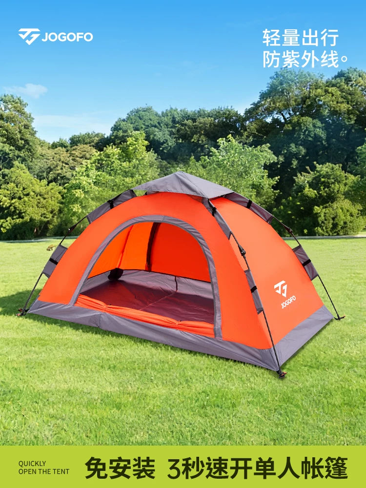 JOGOFO 1-Person Pop-Up Camping Tent Automatic Instant Setup Portable Outdoor Shelter