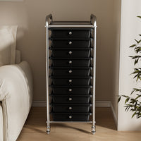 Multi-layer Plastic Drawer Storage Cabinet for Home Kitchen and Narrow Spaces