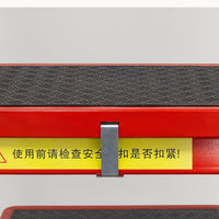Foldable Carbon Steel A-Frame Ladder, Portable Multi-functional Telescopic Step Stool for Home and Indoor Use
