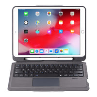 Wireless Bluetooth Keyboard Case for iPad 10.2, 9.7, Air 3, Pro 10.5 with Touchpad