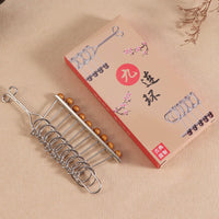 Nine-Link Puzzle Ring Set for All Ages, Brain Teaser Disentanglement Toy