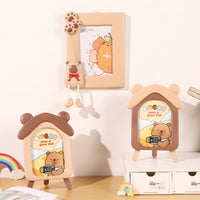 Creative Cartoon Photo Frame for Desktop or Wall Mount, Nordic Style Picture Holder for Kids' Room Decor