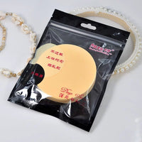 Parrish Large Round Makeup Sponge Puff with Case, Professional BB Cushion Applicator