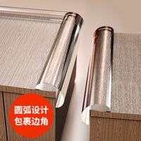 Clear Silicone Edge and Corner Protector Strip for Child Safety, Anti-Collision Furniture Guard