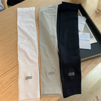 Unisex Ice Silk Knee-Length Leg Sleeves for Running Cycling Basketball Sun Protection