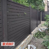 New Chinese Style Aluminum Alloy Balcony Guardrail Villa Courtyard Fence