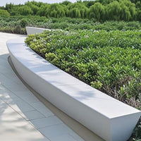 UHPC Concrete Planter Bench Outdoor Landscape Seating