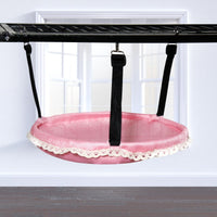 Adjustable Mesh Cat Hammock Bed Round Hanging Pet Swing for Cats