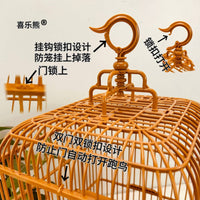 Luxury Dome Top Bird Cage for Small to Medium Parrots and Finches