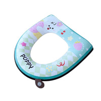 Thickened Leather Toilet Seat Cover, Universal All-Season Toilet Seat Cushion for Home