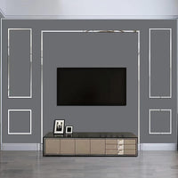 Acrylic Mirror Wall Stickers Decorative Trim for Living Room TV Background