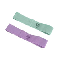 Fabric Resistance Bands Set for Yoga, Pilates, and Strength Training - Non-Slip Hip and Leg Exercise Loops