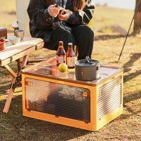 Foldable Outdoor Camping Storage Box Car Trunk Organizer Multi-functional Plastic Container