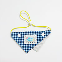 Pet Breathable Mesh Adjustable Bandana Bib for Small to Medium Dogs - Saliva Towel Decoration
