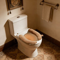 Memory Foam Toilet Seat Cover, Universal Four Seasons Toilet Cushion, Washable Toilet Seat Pad for Bathroom