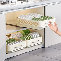 Under-Sink Pull-Out Organizer for Kitchen Cabinets