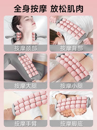 SLD Flexible 4-Row Massage Roller for Sensory Integration and Muscle Stimulation