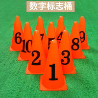 Numbered Soccer Training Cones Set - Agility Markers for Football, Basketball, and Sports Drills