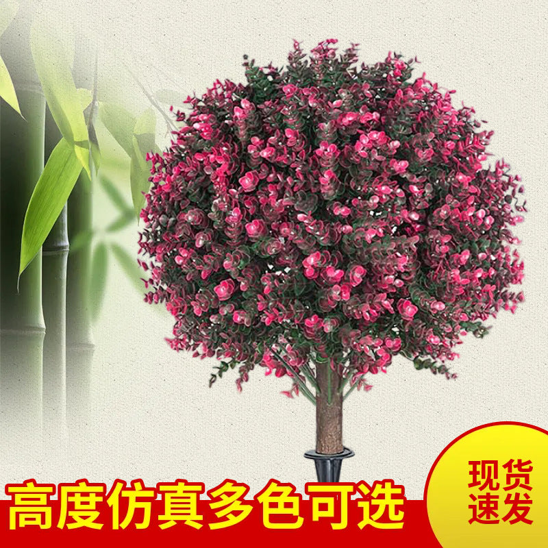Christmas Eucalyptus Artificial Greenery Plant for Indoor Outdoor Decoration
