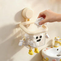 Wall-Mounted Facial Tissue Dispenser for Bathroom and Vanity