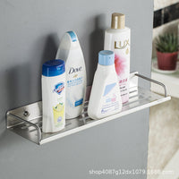 304 Stainless Steel Wall-Mounted Kitchen & Bathroom Storage Shelf for Spice Jars