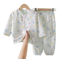 Kids' Cloud Cotton Pajama Set for Boys and Girls - Soft Air Conditioning Suit