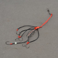 Anti-Tangle Explosion Fishing Hook Set with Spring Feeder for Carp and Silver Carp Fishing