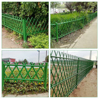 Stainless Steel Bamboo-Look Garden Fence for Landscaping and Anti-Climb
