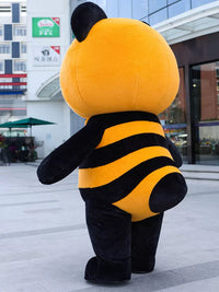 Inflatable Plush Cartoon Mascot Costume for Adults - Panda, Bee Bear, Bee Dog