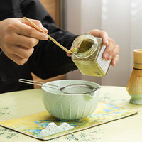 Bamboo Matcha Whisk Set with Bowl and Accessories for Traditional Japanese Tea Ceremony
