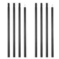Heavy-Duty Tent Tarp Poles Outdoor Camping Canopy Support Rods