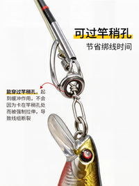 Jienailuya High-Strength Stainless Steel Swivel Snap Connectors for Sea Fishing