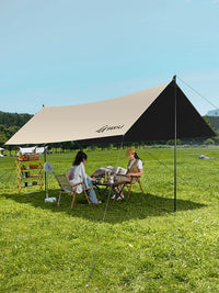Outdoor Camping Tarp Sunshade Rainproof Canopy Tent with UV Protection