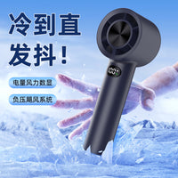 Portable USB Handheld Turbo Fan with Foldable Hook