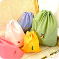Portable Travel Drawstring Storage Bags Waterproof Dustproof Moisture-proof Clothes Organizer