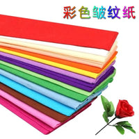 Crepe Paper for DIY Crafts, Flower Making, and Decorative Projects - Assorted Colors