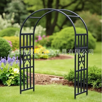 European Style Wrought Iron Garden Arch for Weddings and Events