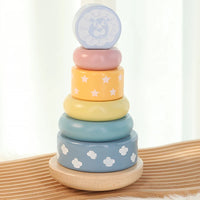 Stacking Rainbow Tower Educational Toy for Toddlers 0-3 Years Old